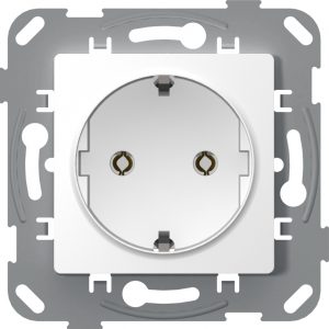 Socket outlet with earth contact