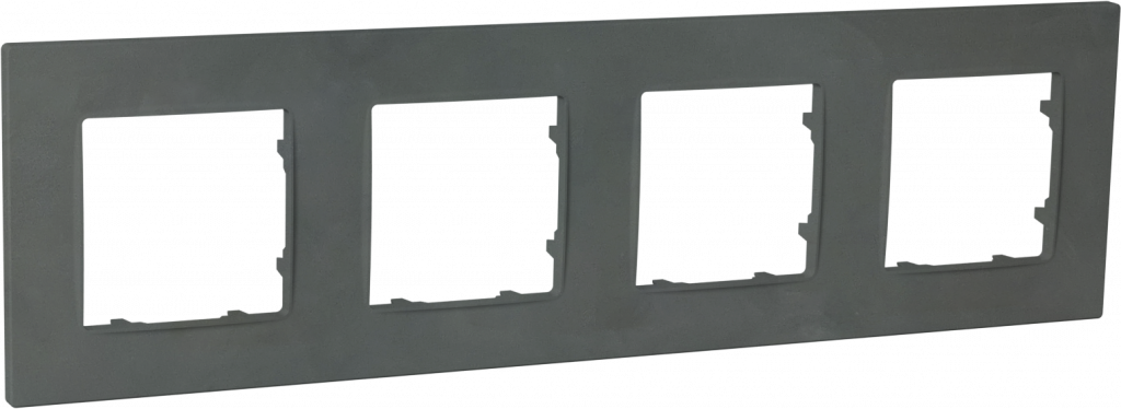 Рамка чотиримісна, серія NORDIC, базальт image